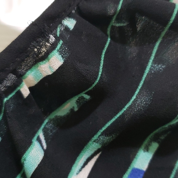 Style & Co. Women's Small Sheer Floral Print Top - Picture 5 of 5